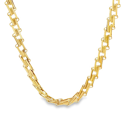 22ct pre-owned yellow gold chain 01003038