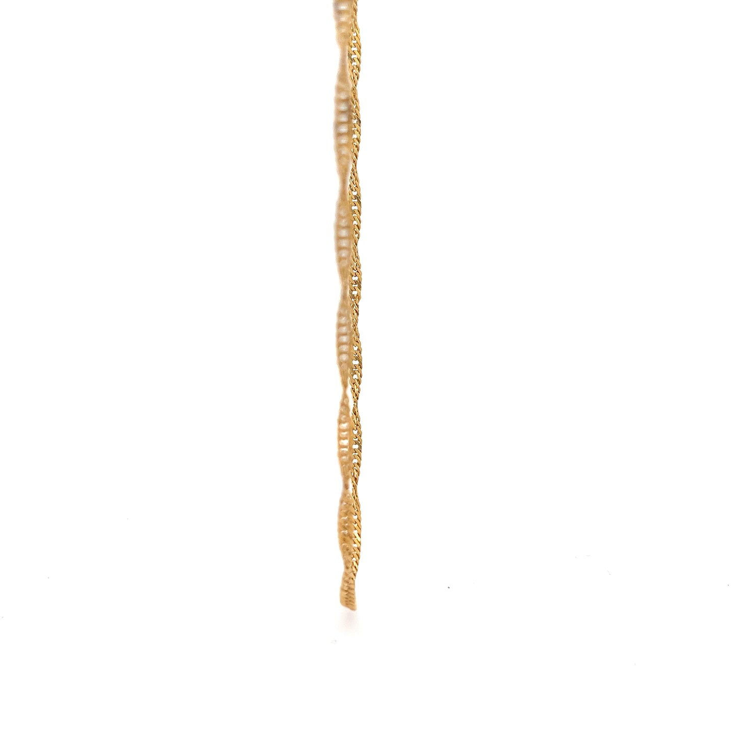 22ct Gold Twisted Curb Chain