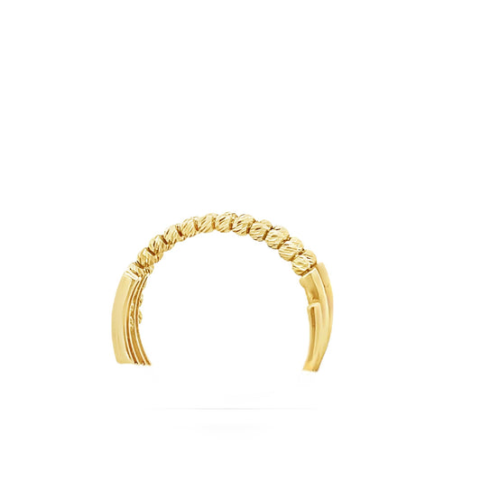 14ct Solid Yellow Gold Fancy Multi Colour Ring 2021483