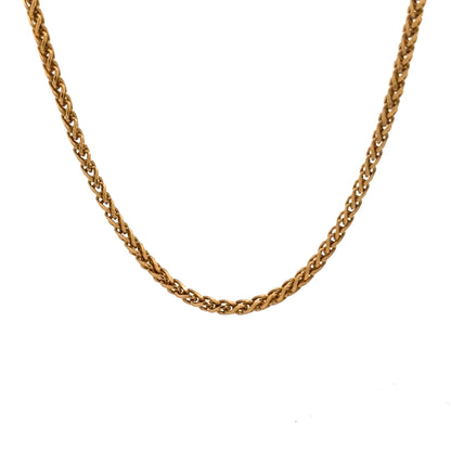 22ct yellow gold pre-owned chain 02029177
