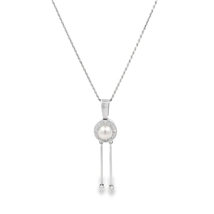 18ct white gold necklace 02029330