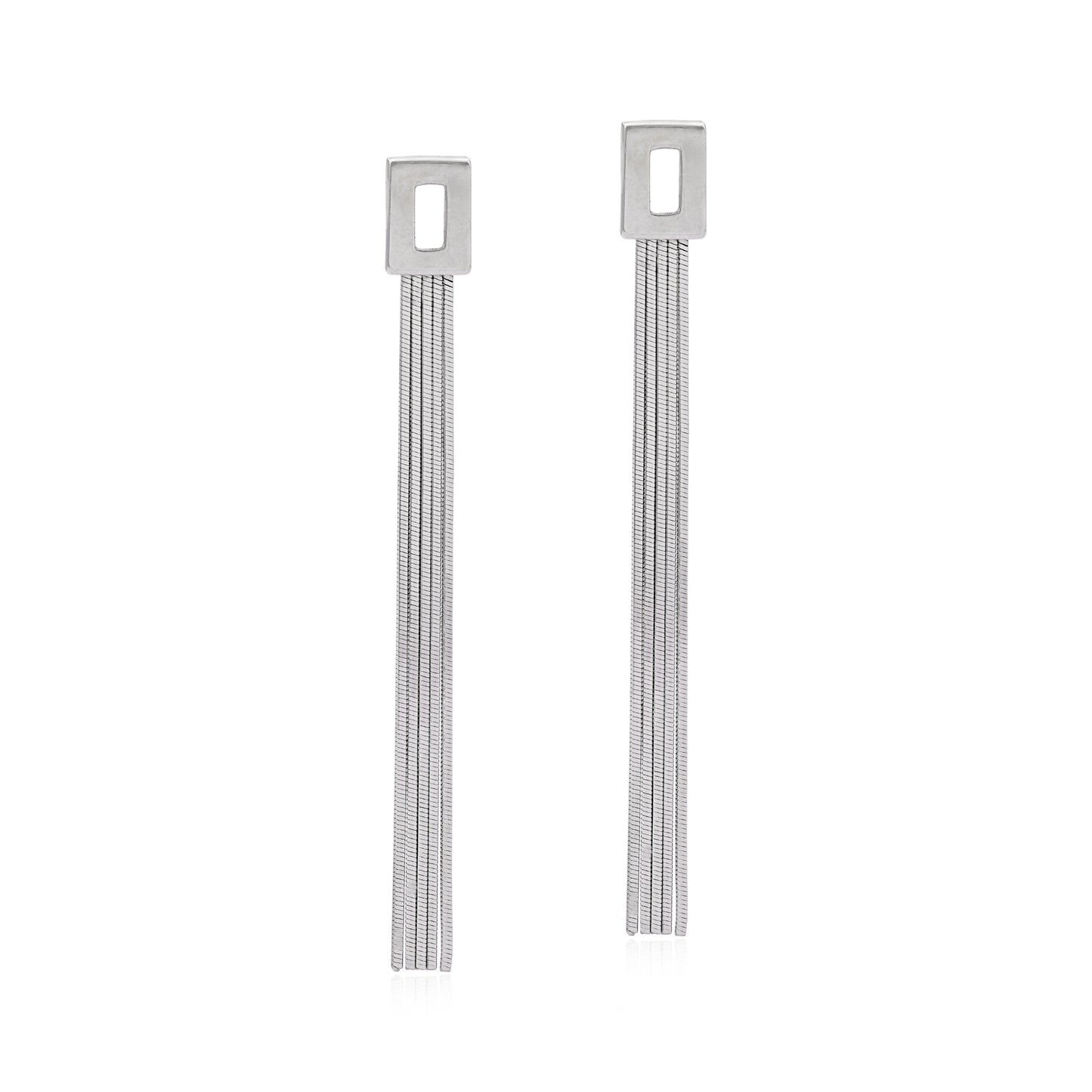 18ct white gold drop earrings 02029347