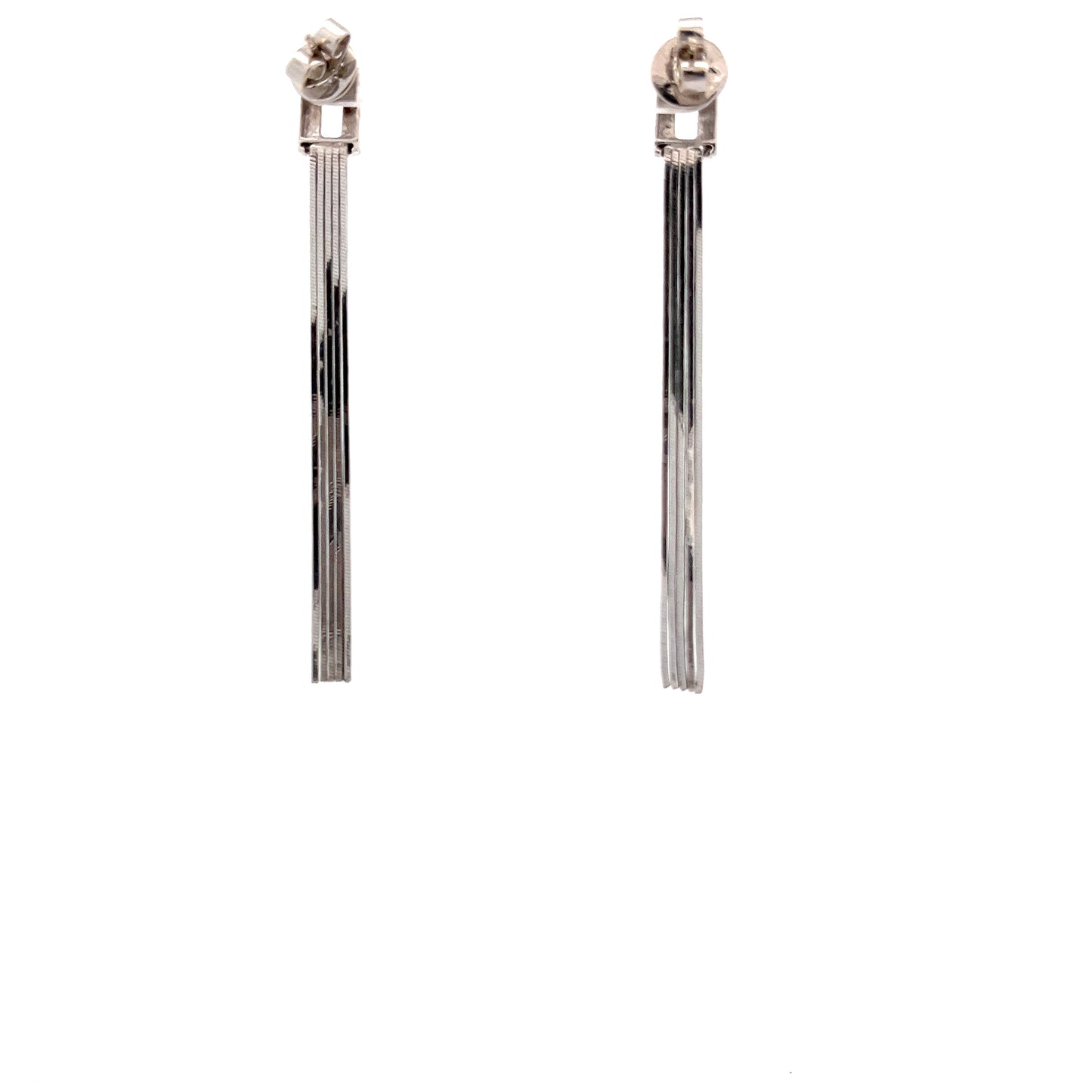 18ct white gold drop earrings 02029347
