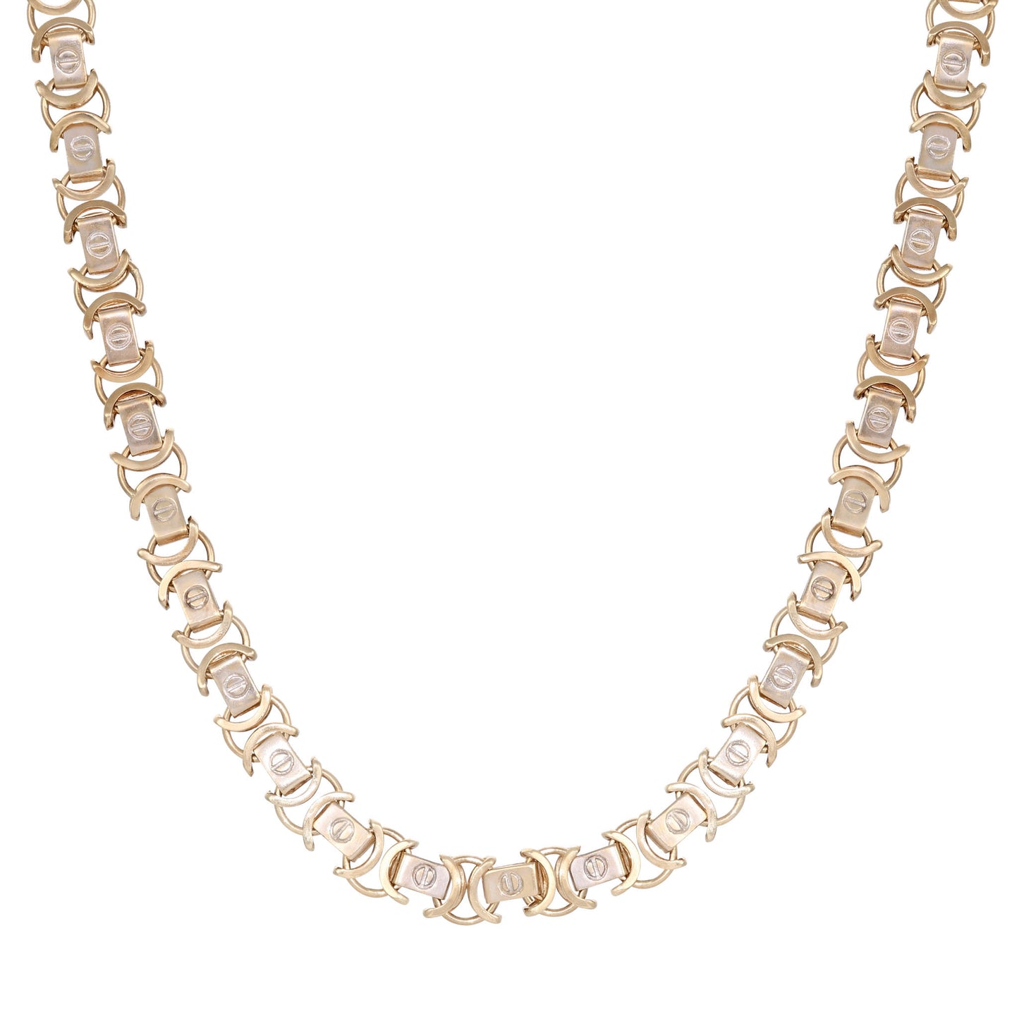9ct Yellow & White Gold Pre-owned Chain 02032476