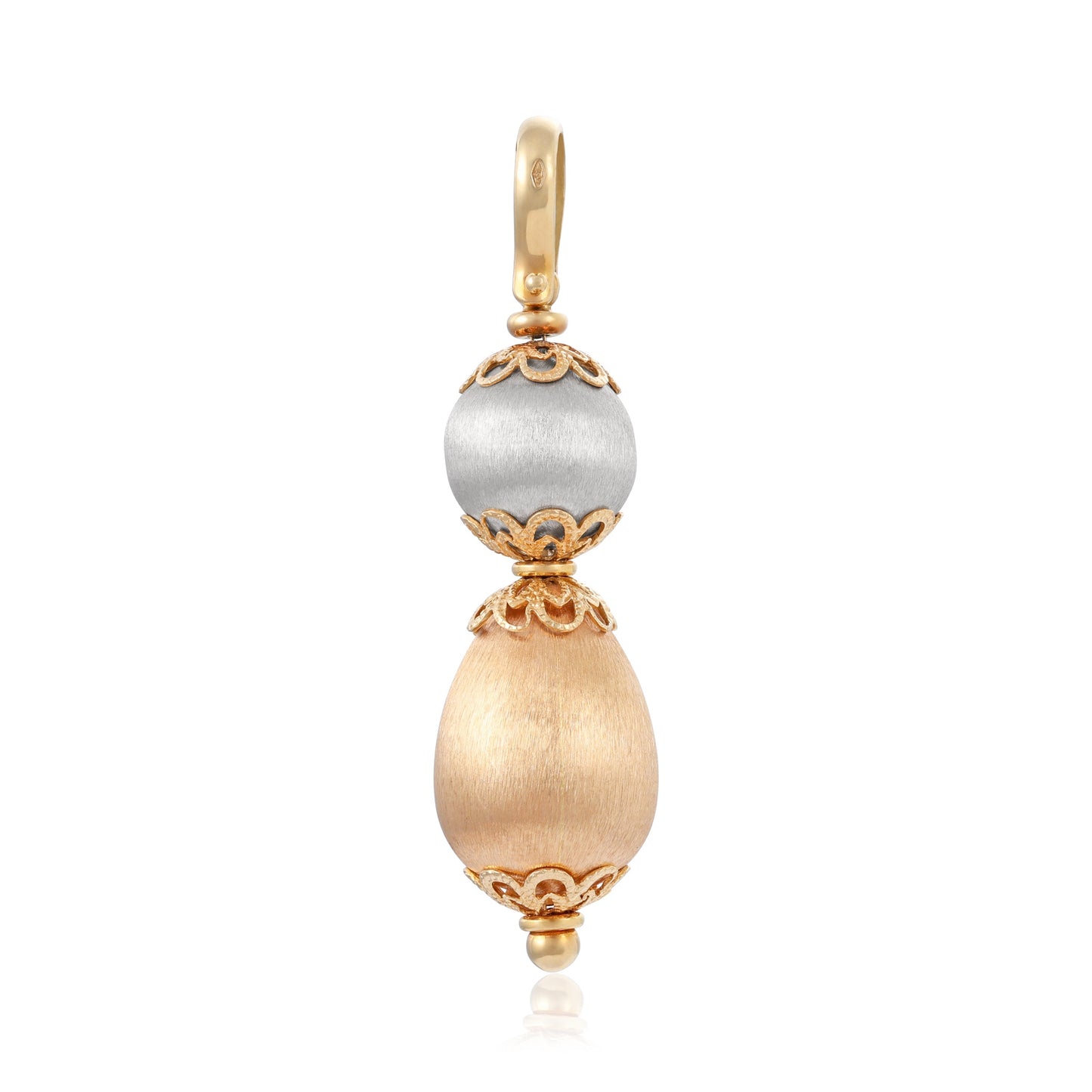18ct multicolour gold pendant 02032494