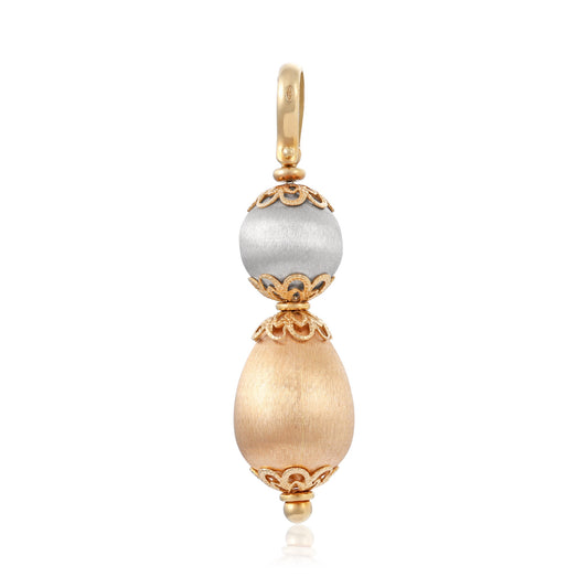 18ct multicolour gold pendant 02032494
