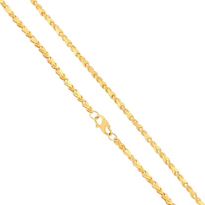 22ct pre-owned yellow gold chain 02033056