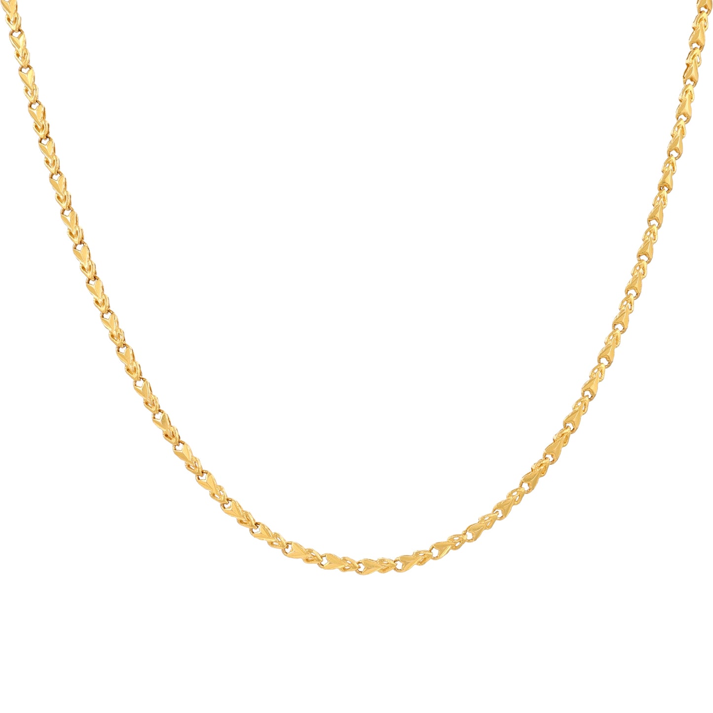 22ct pre-owned yellow gold chain 02033056