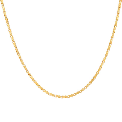 22ct pre-owned yellow gold chain 02033056