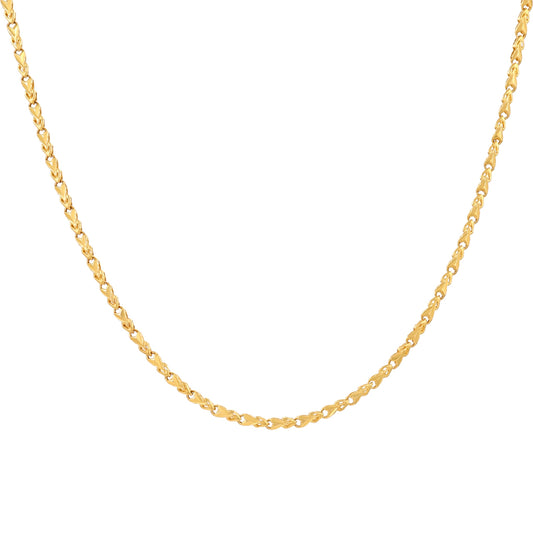 22ct pre-owned yellow gold chain 02033056