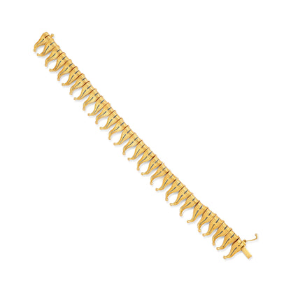 22ct second-hand yellow gold bracelet 02033073