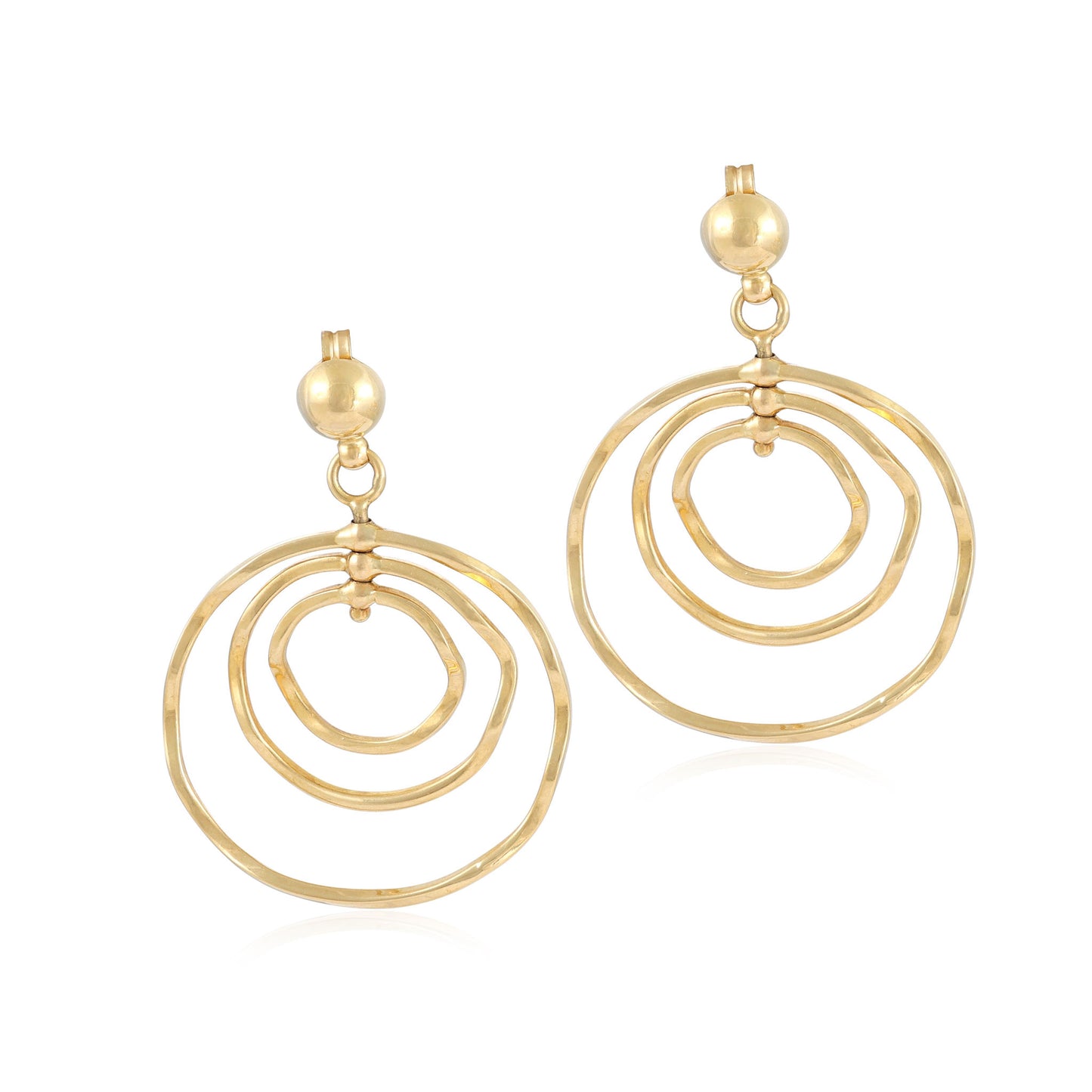 18ct vintage yellow gold earrings 02033116
