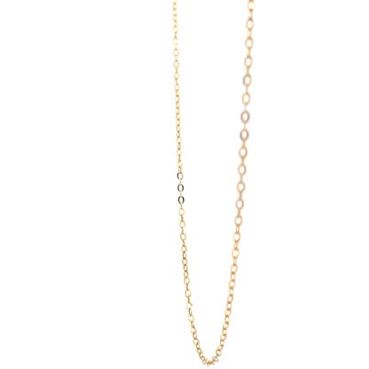 18ct Gold Oval Link Chain