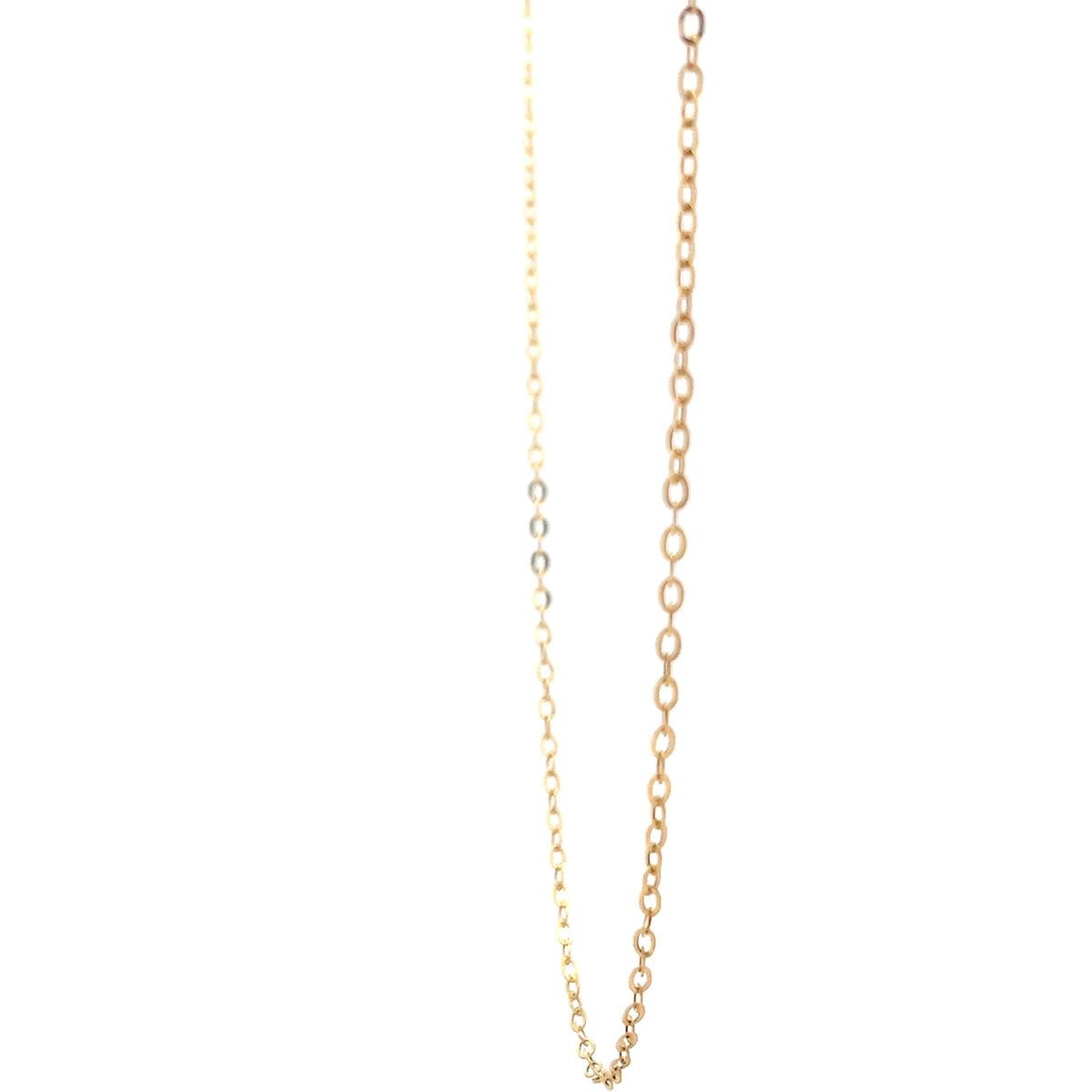18ct Gold Oval Link Chain