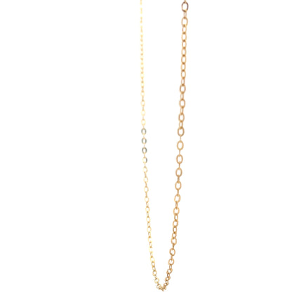 18ct Gold Oval Link Chain