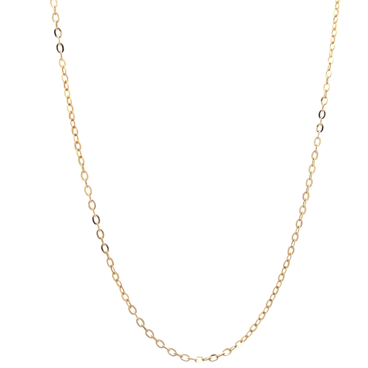 18ct Gold Oval Link Chain