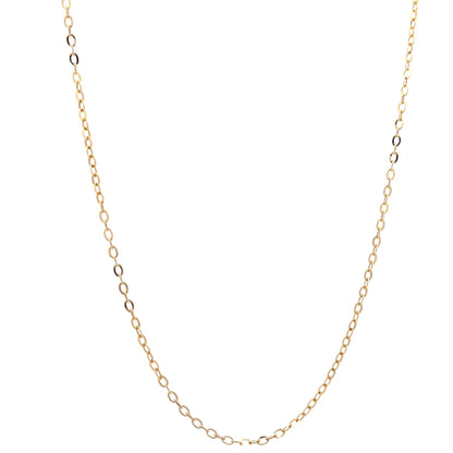 18ct Gold Oval Link Chain
