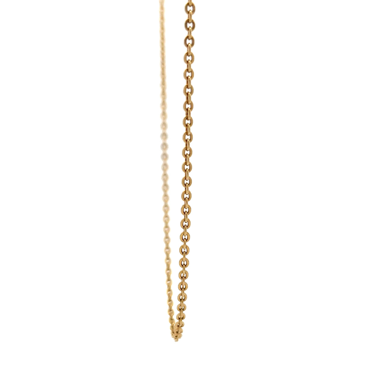 18ct Gold Chain with Oval Link Design