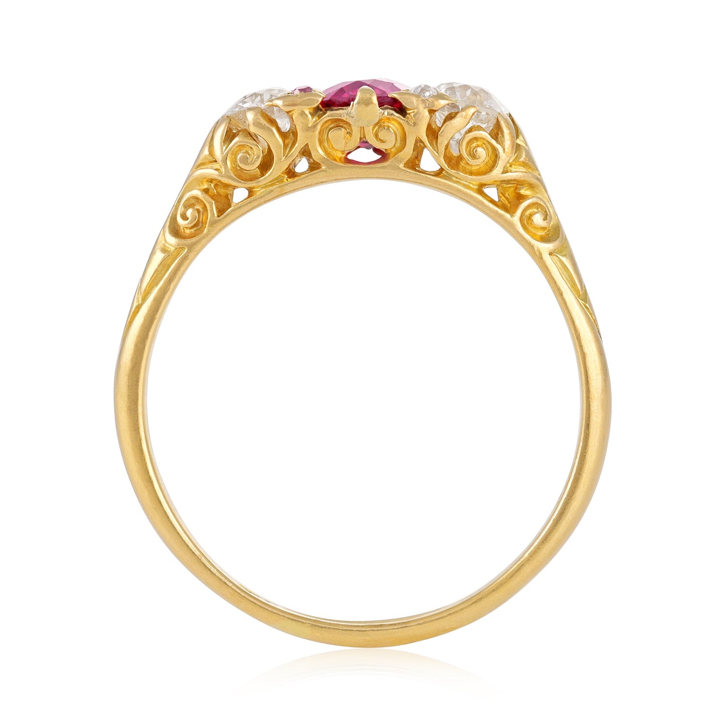 18ct yellow gold pre-owned ring 03002541