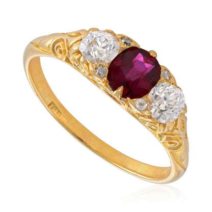 18ct yellow gold pre-owned ring 03002541