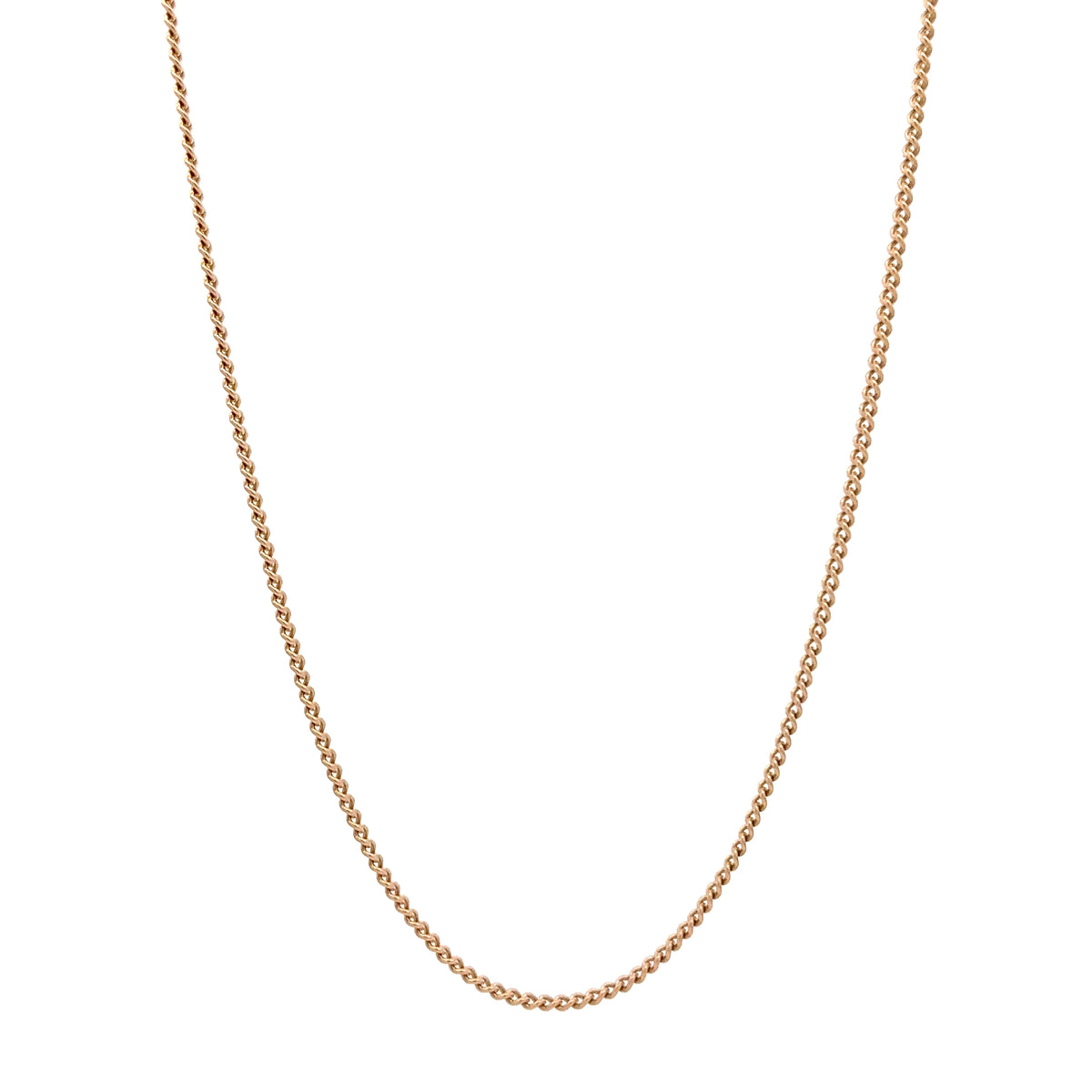 9ct Gold Fine Twisted Curb Chain