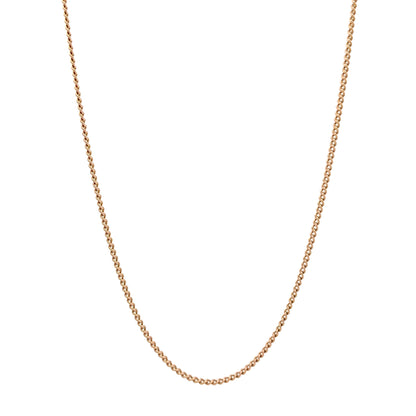 9ct Gold Fine Twisted Curb Chain