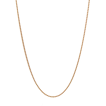 9ct Gold Fine Twisted Curb Chain