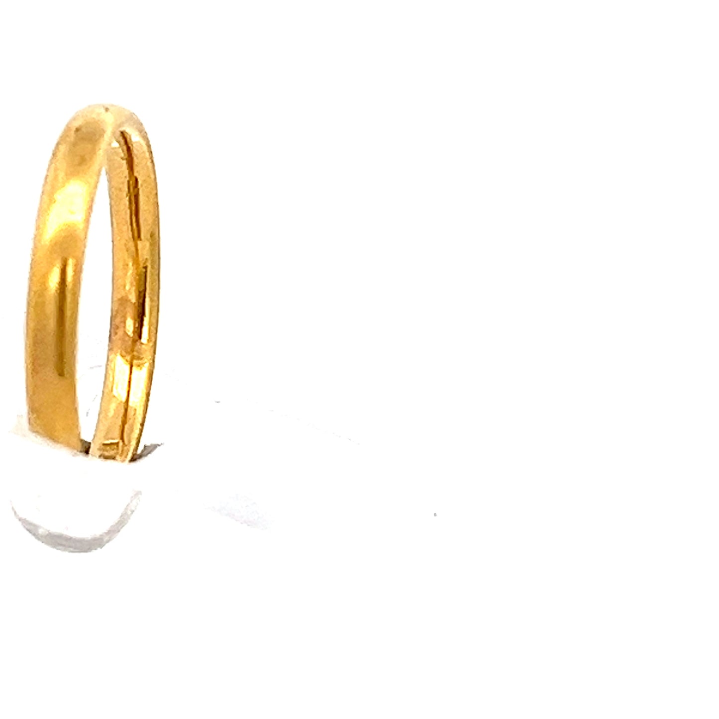 22ct Gold Plain Round Band Ring