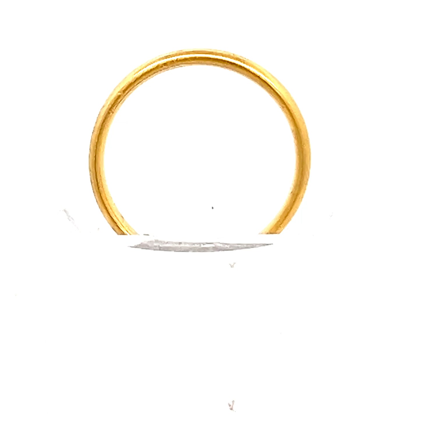 22ct Gold Plain Round Band Ring