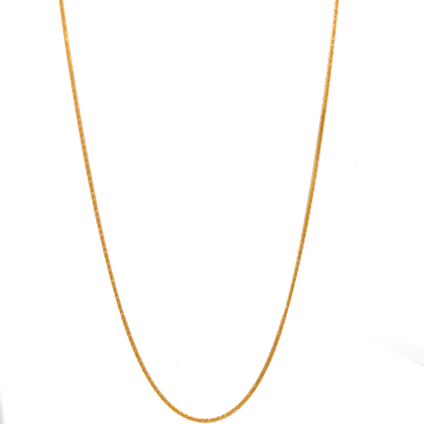 22ct Gold Fine Curb Chain