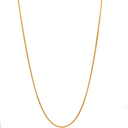 22ct Gold Fine Curb Chain