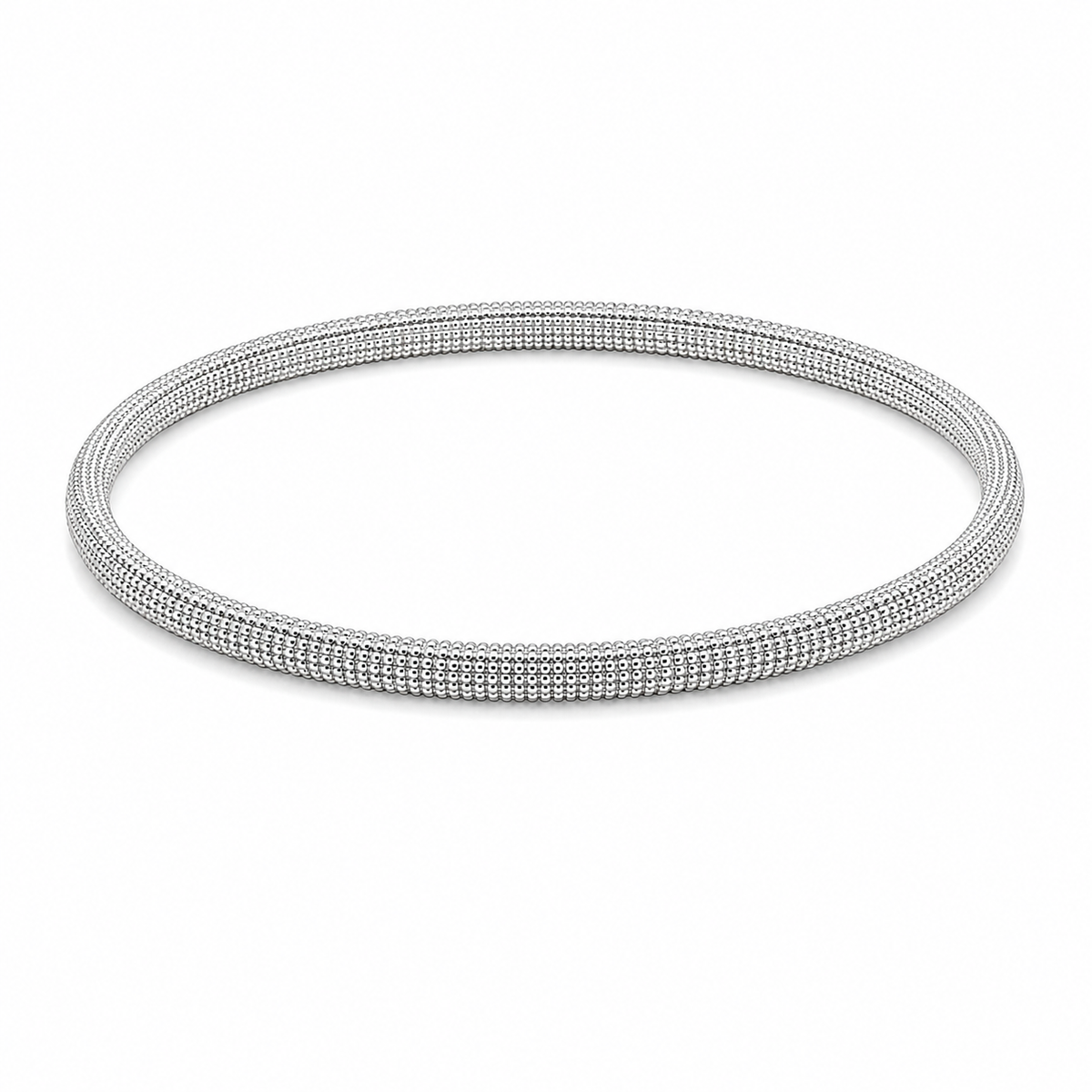 18ct Gold Multi-Row Textured Bangles