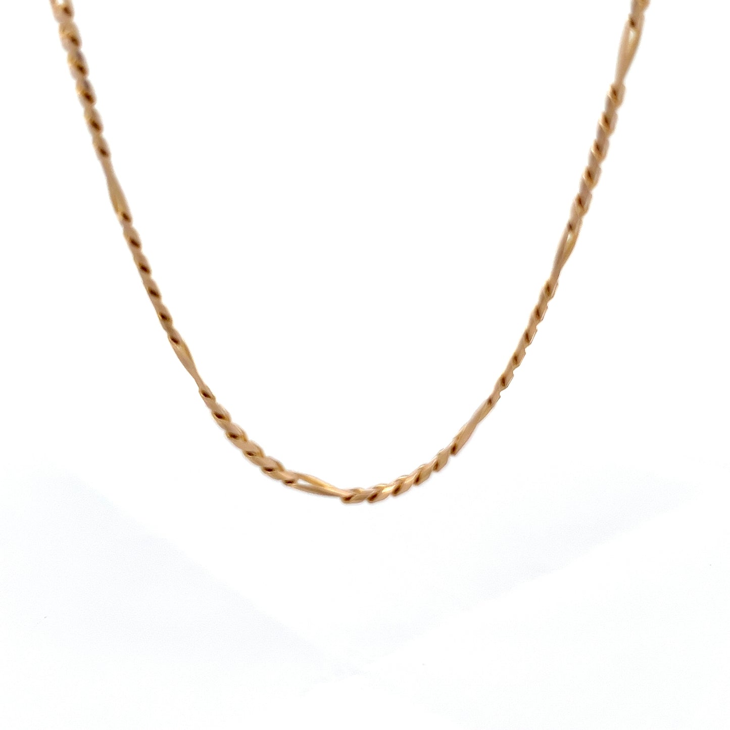 9ct Gold Curb and Oval Link Chain