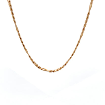 9ct Gold Curb and Oval Link Chain