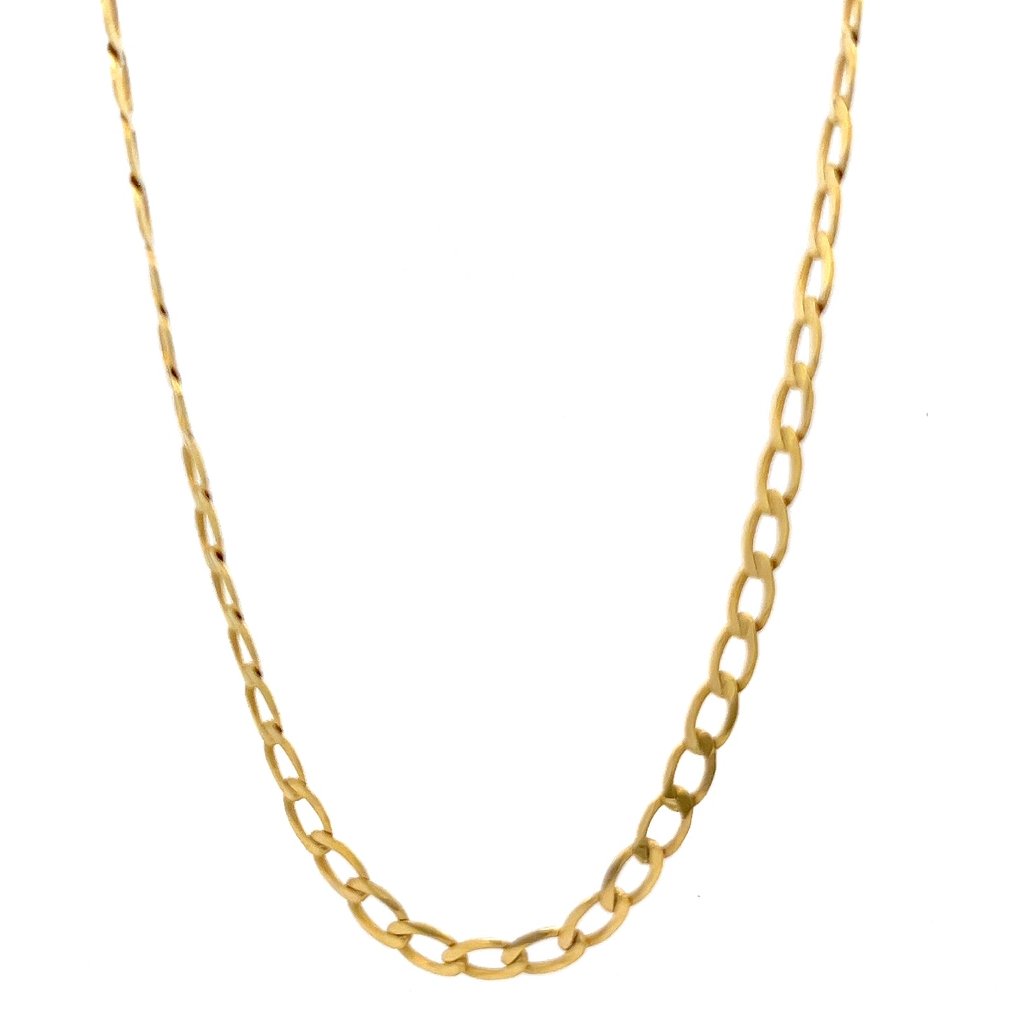 9ct Gold Oval Link Chain