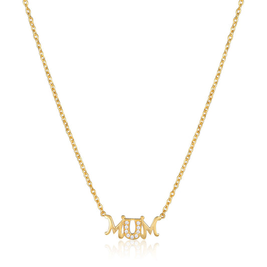 9ct Yellow Gold Mum Pre-Owned Necklace