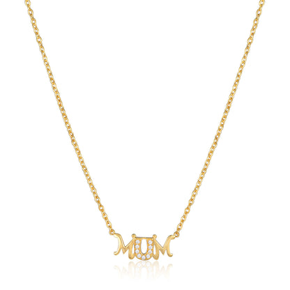 9ct Yellow Gold Mum Pre-Owned Necklace