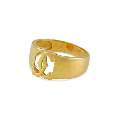 18ct yellow gold pre-owned ring 11000186