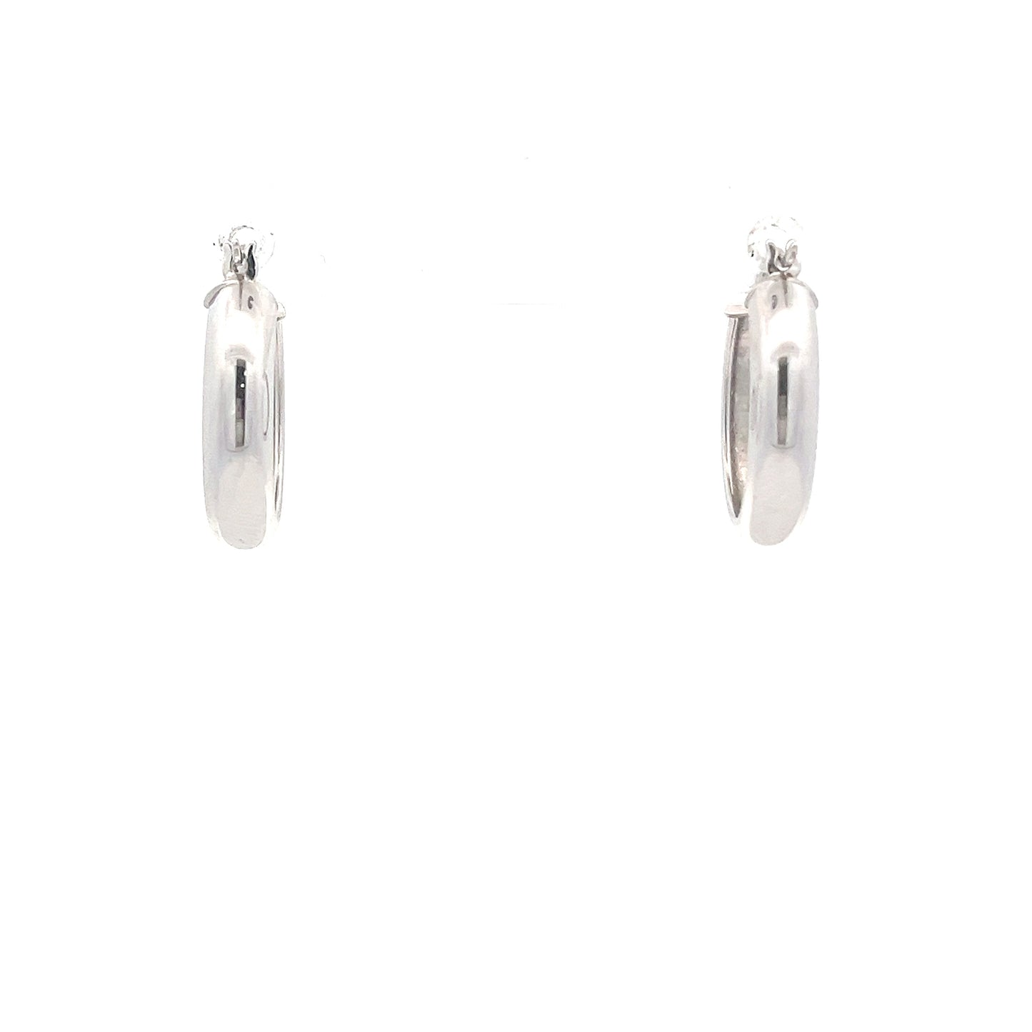 9ct Gold Textured Hoop Earrings