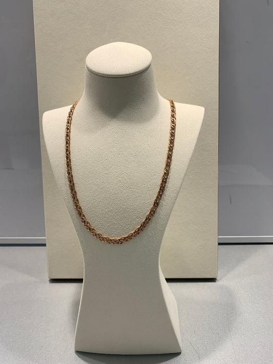 14ct Gold Curb Chain Necklace - FJewellery
