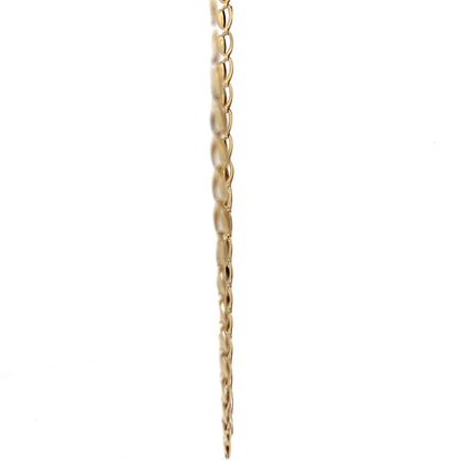 14ct Gold Twisted Teardrop Link Chain - FJewellery