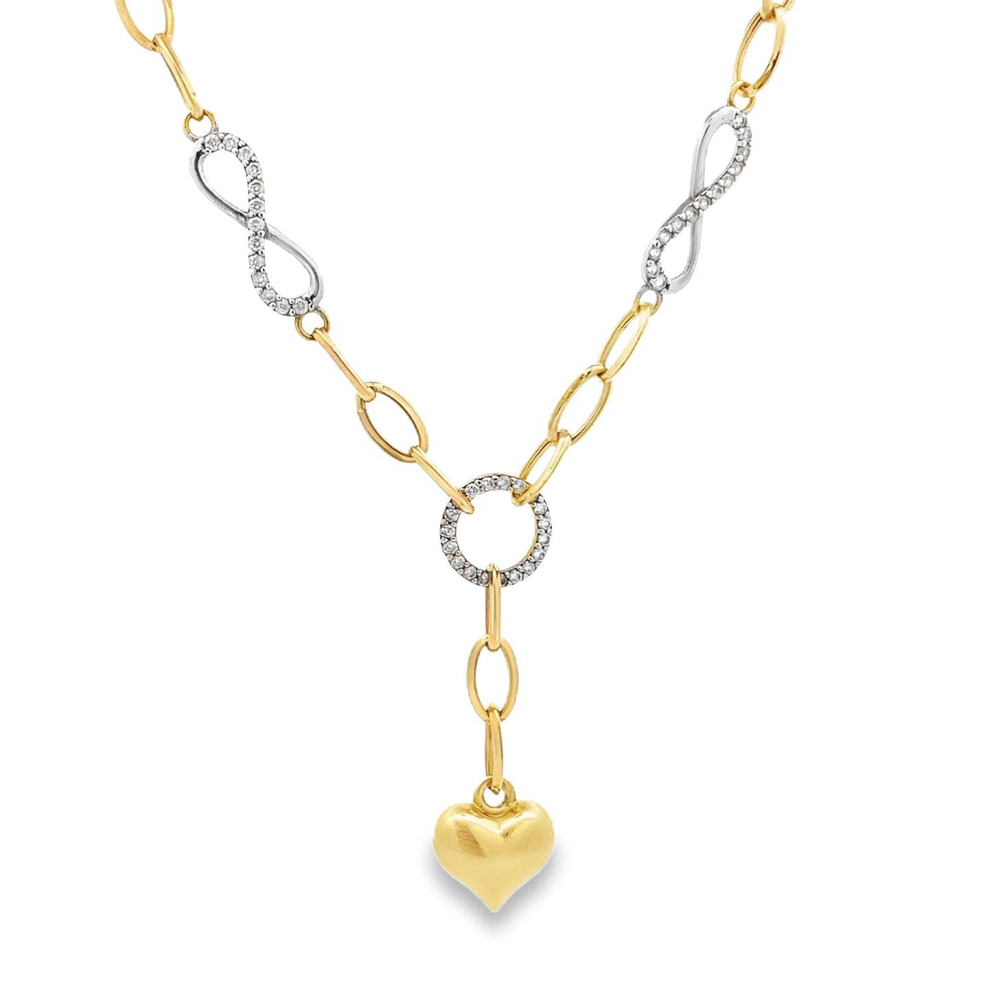 14ct multicolour gold pre-loved necklace FCA06011568-1 - FJewellery