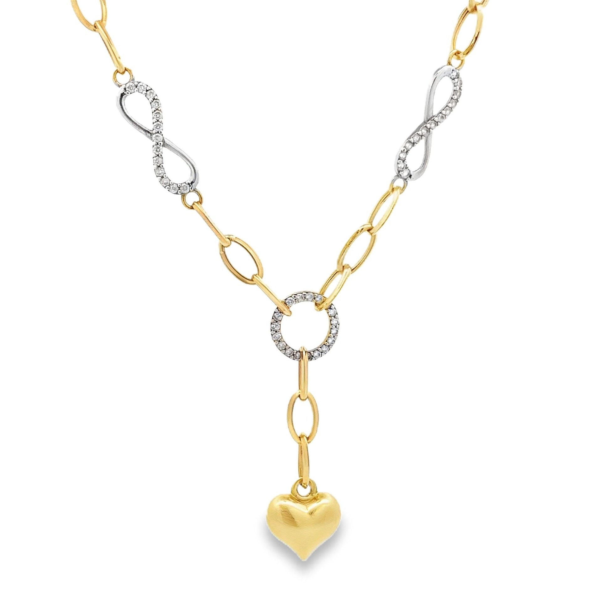 14ct multicolour gold pre-loved necklace FCA06011568-1 - FJewellery