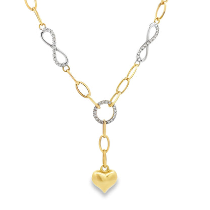 14ct multicolour gold pre-loved necklace FCA06011568-1 - FJewellery