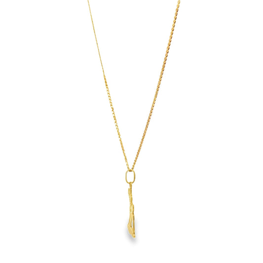 14ct Pre - owned yellow gold chain 00006992 - FJewellery