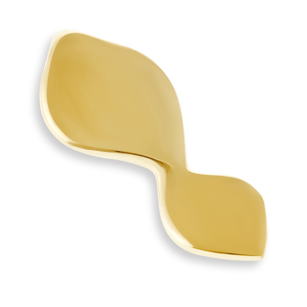 14ct Solid 1 Micron Gold Plated Sterling Silver Art - Deco Pendant PPD1004 - FJewellery