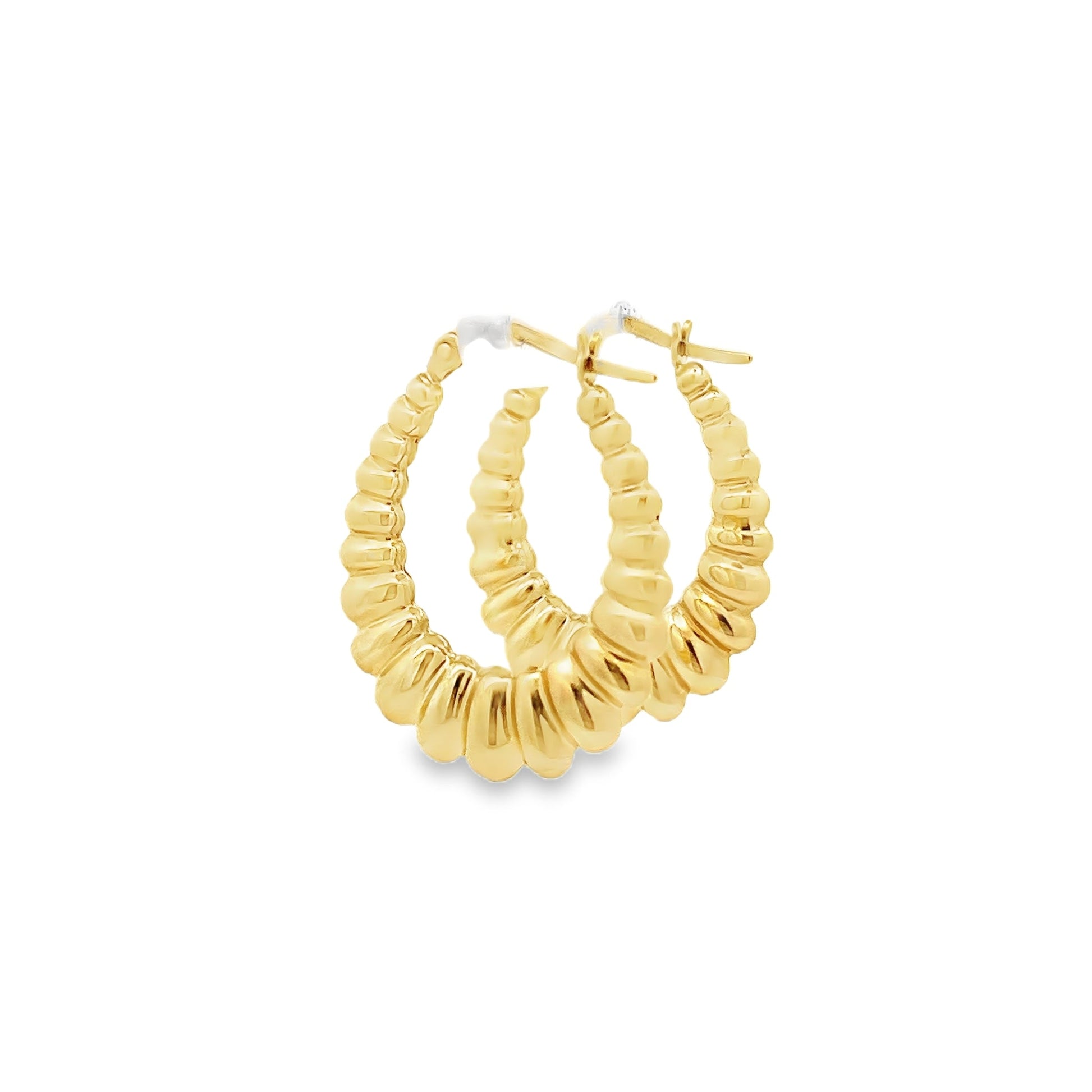 14ct Solid Yellow Gold Ball Earrings 2021340 - FJewellery
