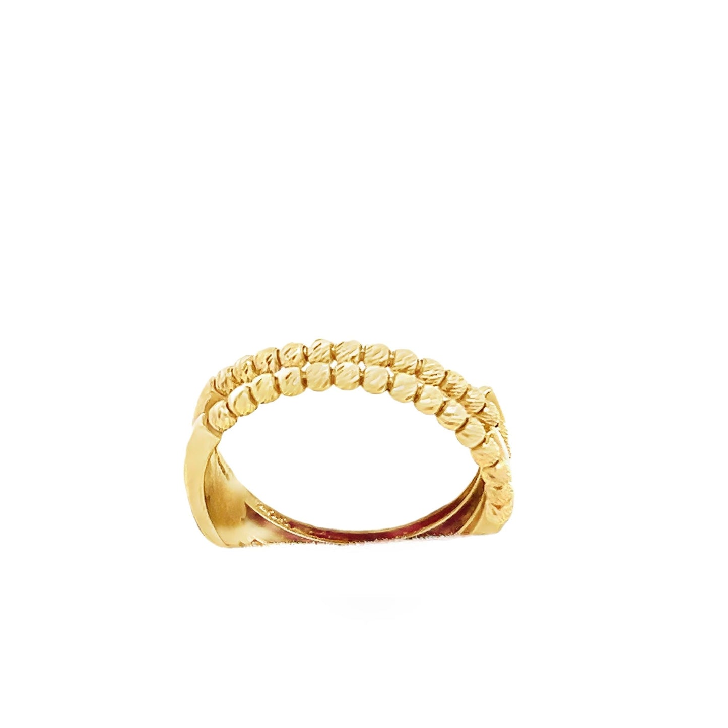 14ct Solid Yellow Gold Fancy Multi Colour Ring 2021483 - FJewellery