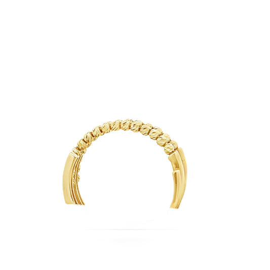 14ct Solid Yellow Gold Fancy Multi Colour Ring 2021483 - FJewellery
