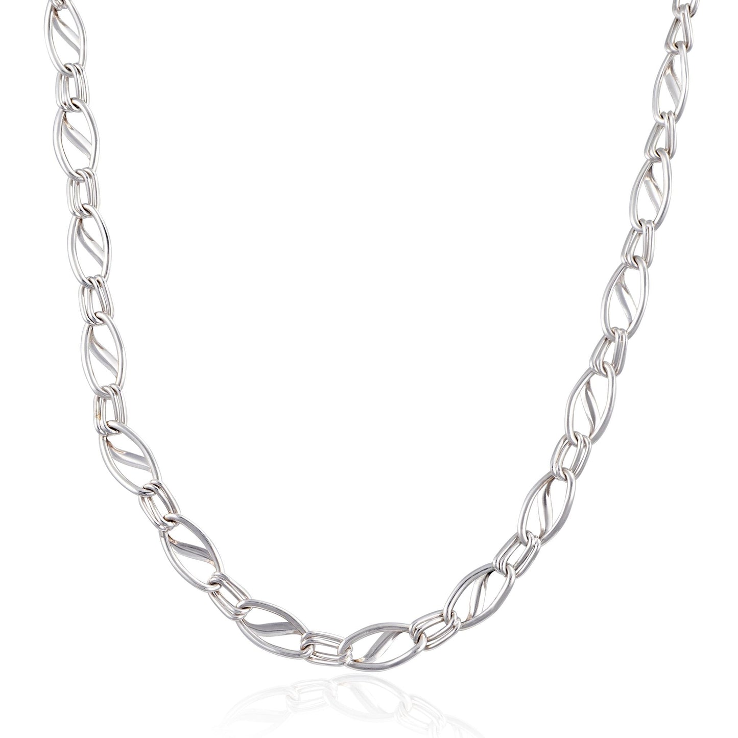 14ct white gold second - hand chain 08001236 - FJewellery